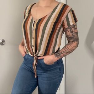 American Eagle Striped Top